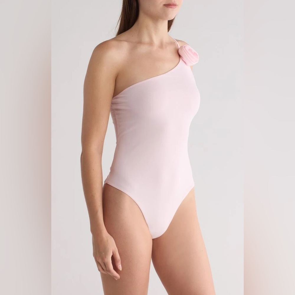 AFRM Los Angeles Katie‎ Rosette One-Shoulder Body Suit NWT Women’s Size Small